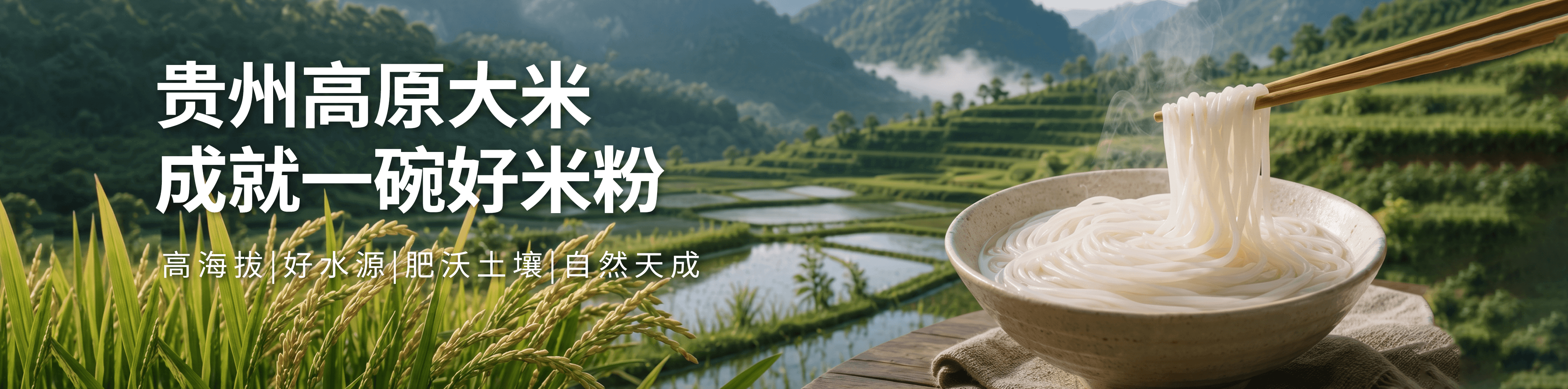 金晨高原粉 - 绿色生态健康美味 - 贵州高原大米成就一碗好米粉